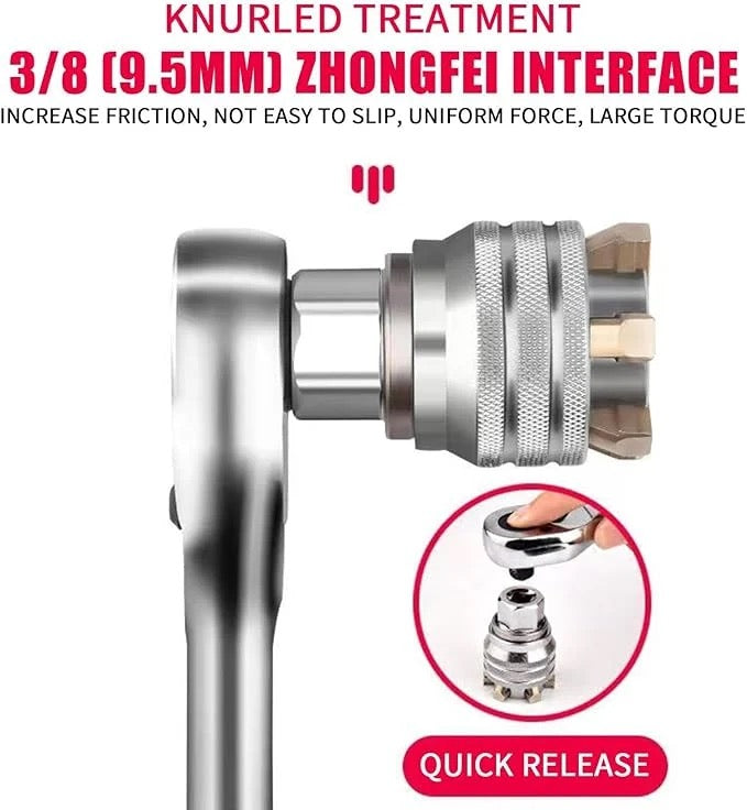 Multi-function Universal Socket Wrench Tool - Universal Maintenance Tool