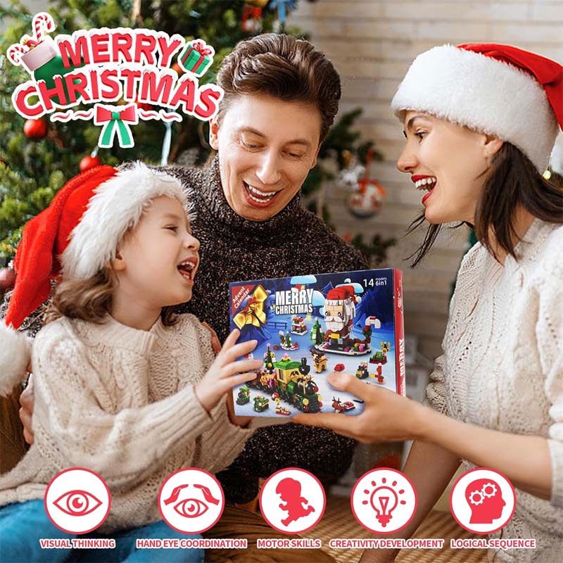 50% OFF--Early Christmas sale🎅2024 Christmas Building Blocks Gift Box