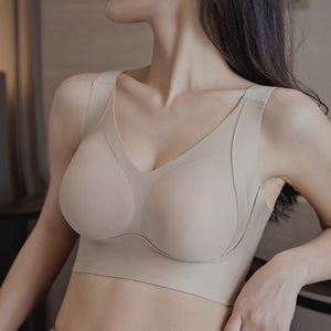 Side Coverage and Anti-Sagging Wire-Free Bra