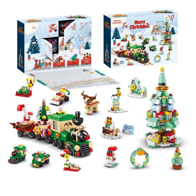 50% OFF--Early Christmas sale🎅2024 Christmas Building Blocks Gift Box