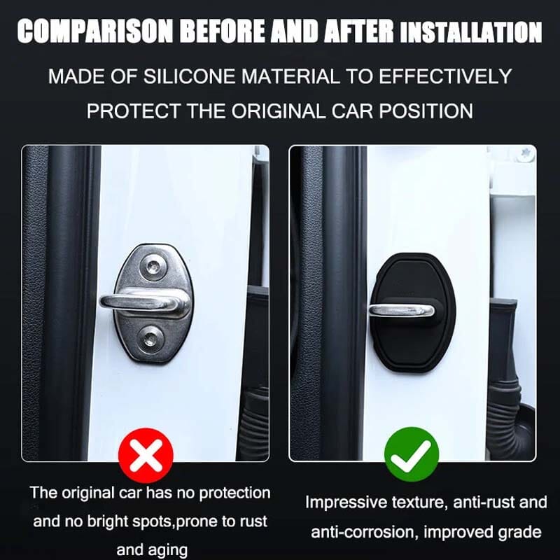 Car Silicone Door Latch Protective Cover(4PCS)