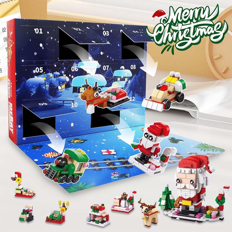 50% OFF--Early Christmas sale🎅2024 Christmas Building Blocks Gift Box