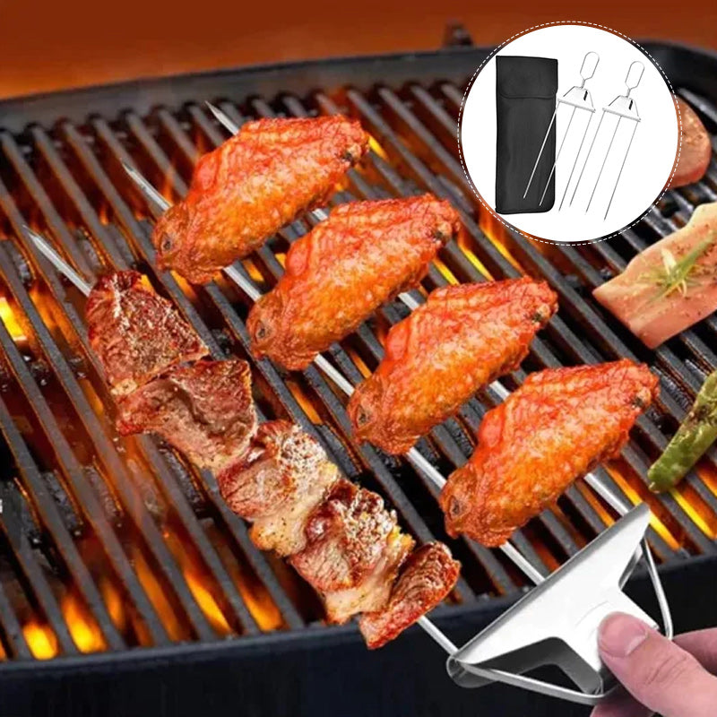 💥65% OFF🥩🥓-3 Way Grill Skewers - GrillSavant