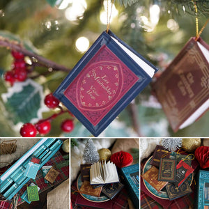 Mini Book Ornament Advent Calendar