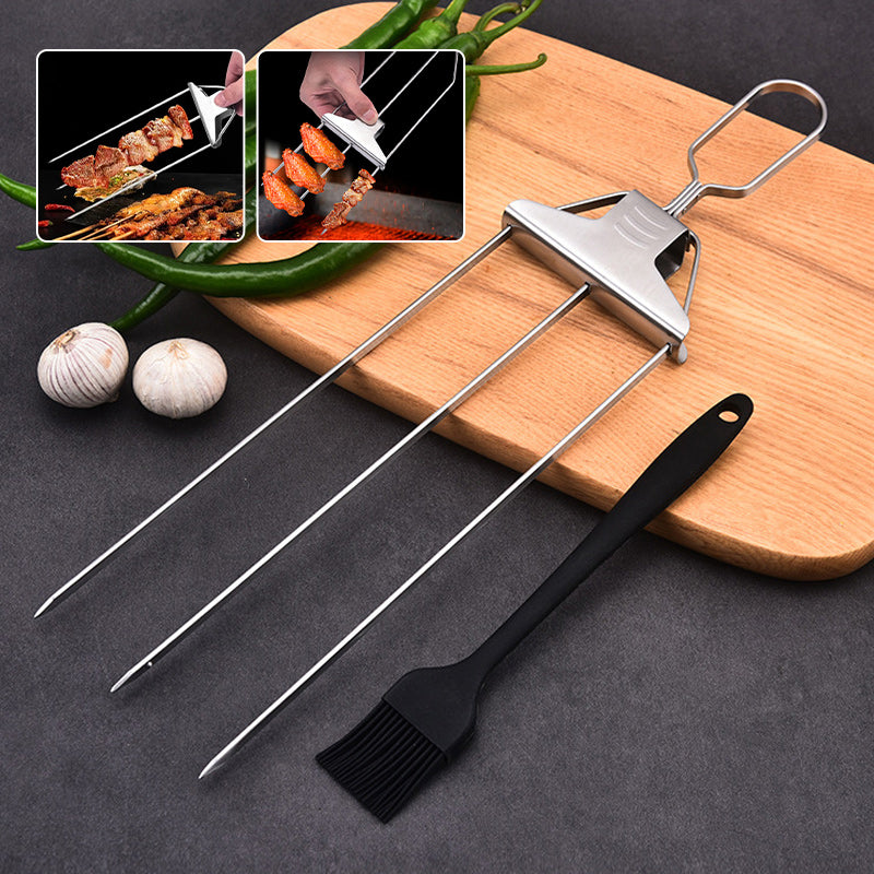 💥65% OFF🥩🥓-3 Way Grill Skewers - GrillSavant