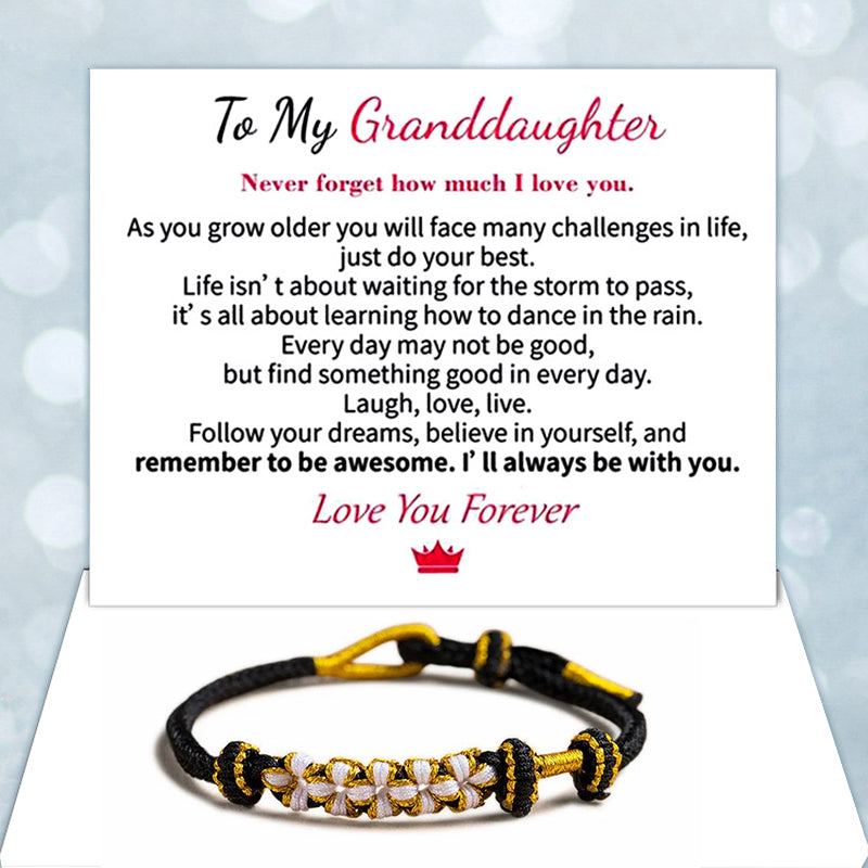 Grandmother And Granddaughter Blossom Knot Bracelet