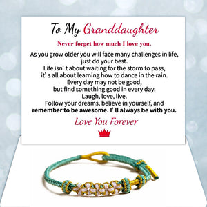 Grandmother And Granddaughter Blossom Knot Bracelet