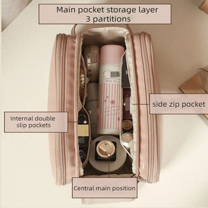 Large Capacity Portable Travel Cosmetic Bag