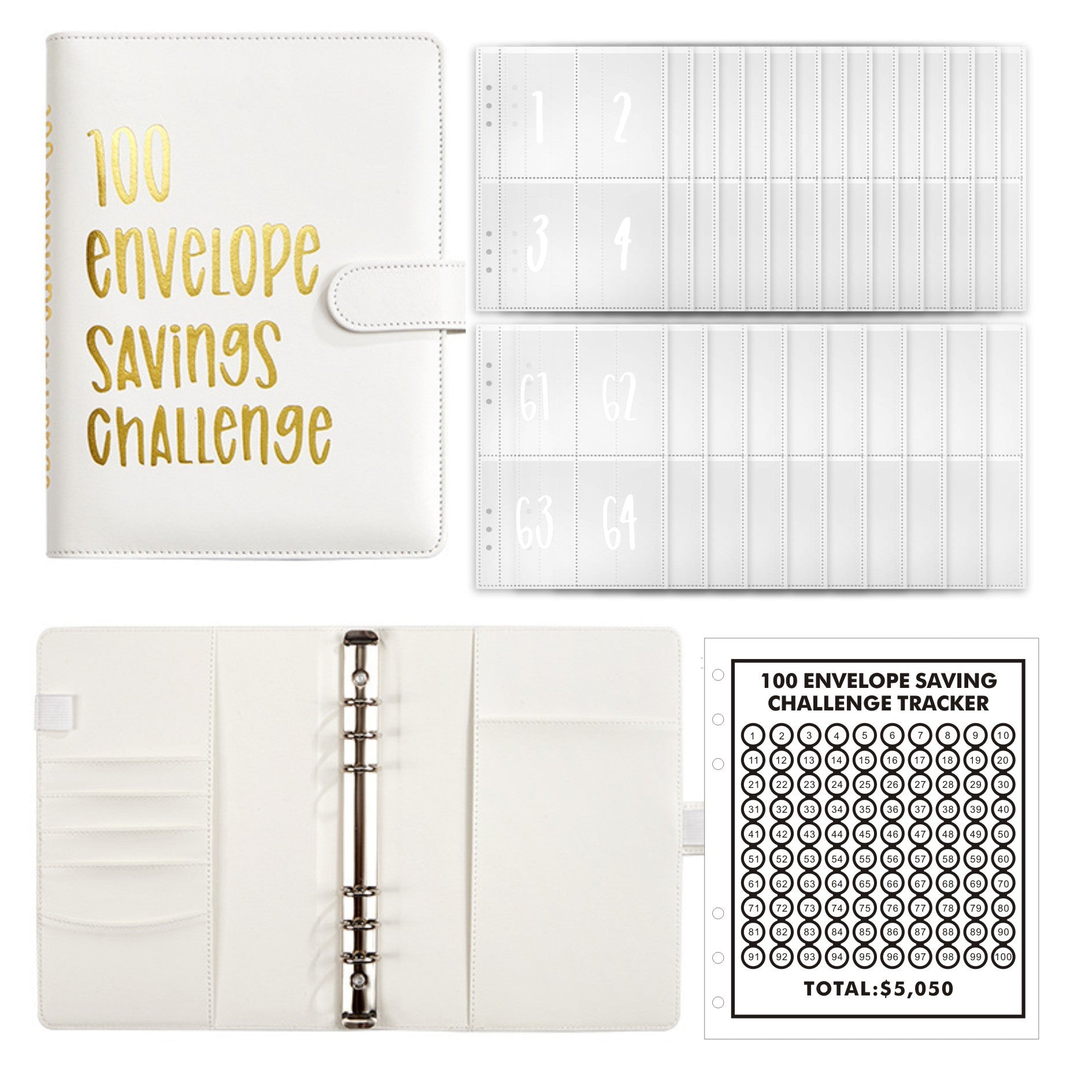 100 Envelope Challenge Binder