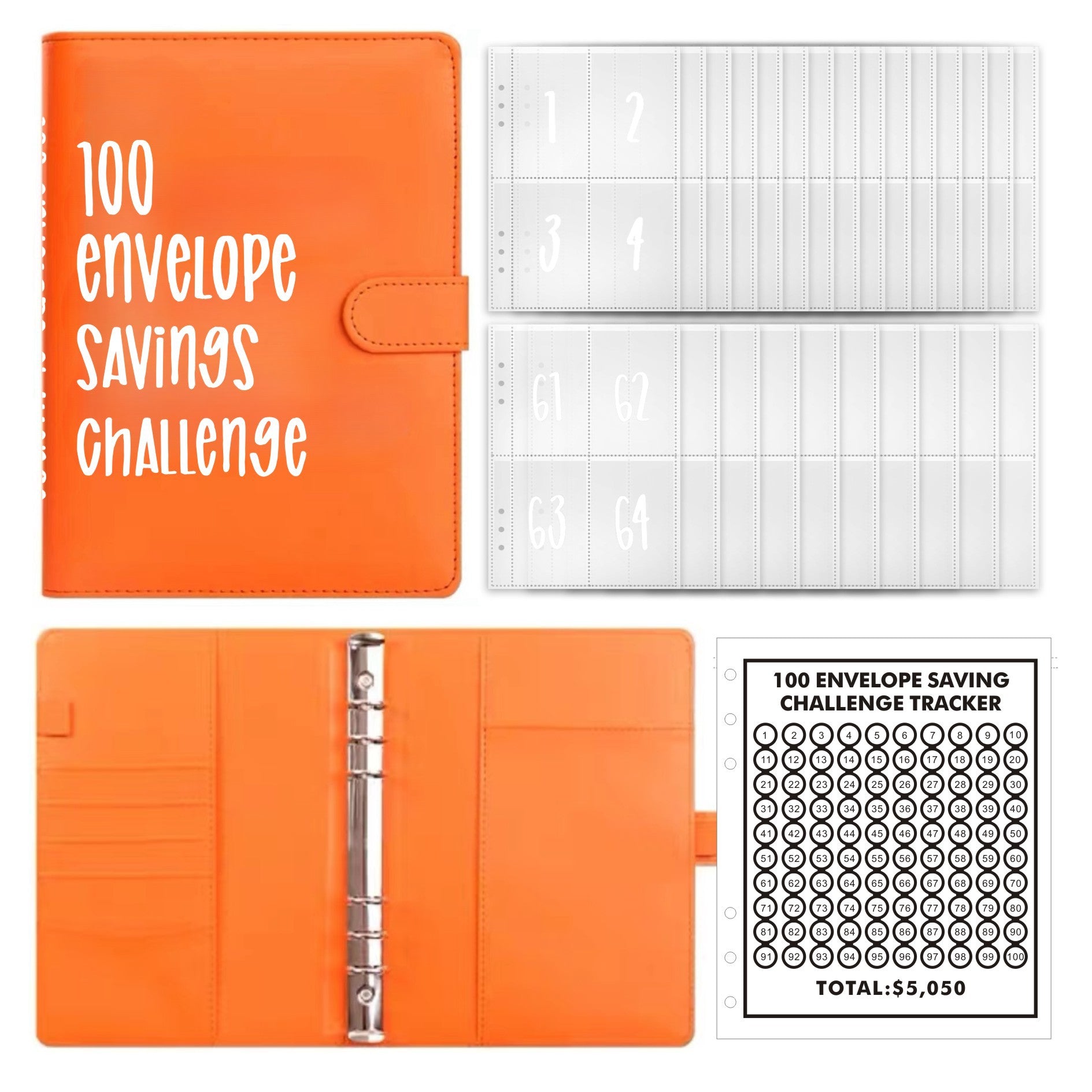 100 Envelope Challenge Binder