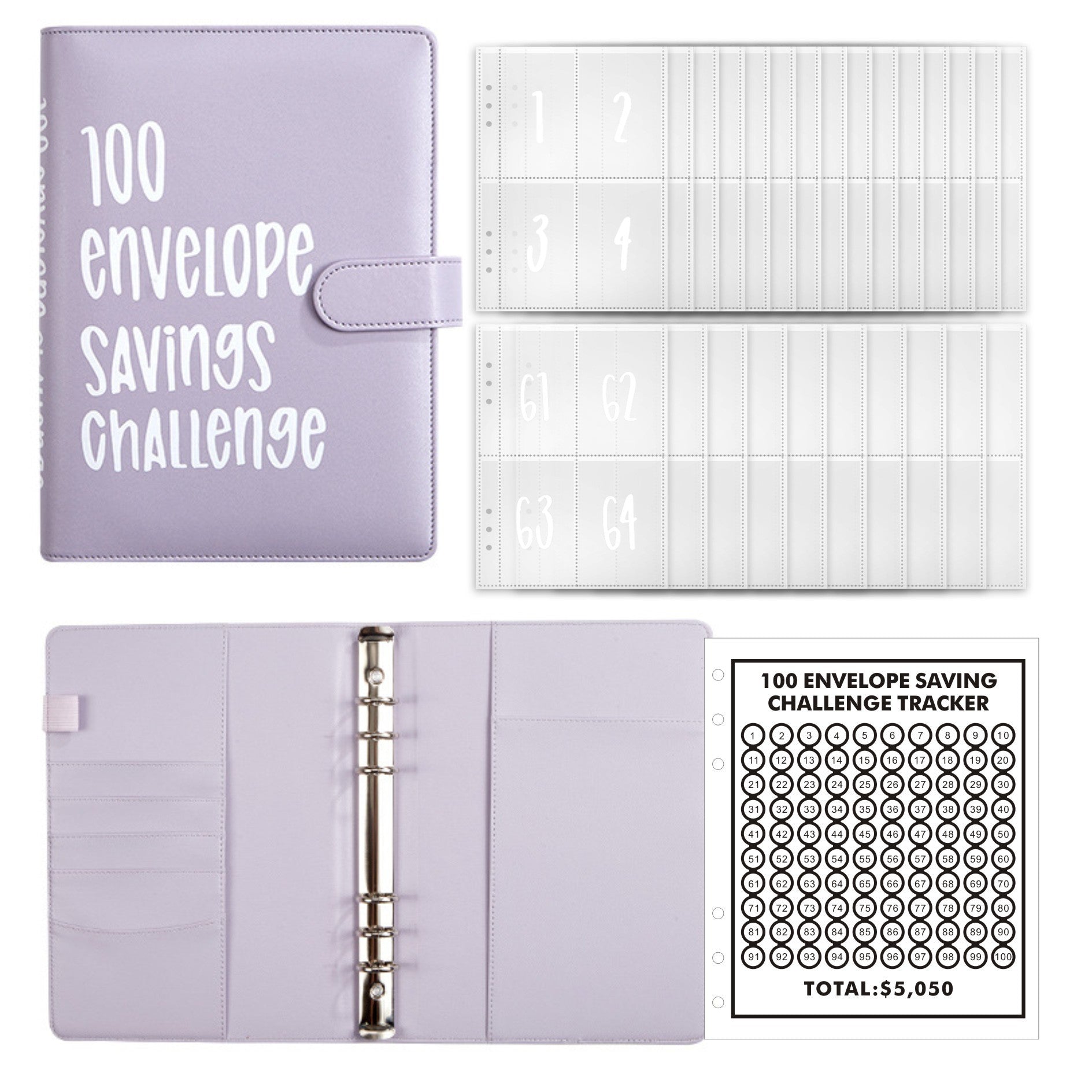 100 Envelope Challenge Binder