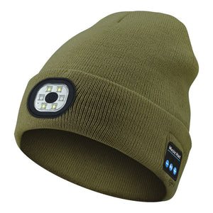 LED Bluetooth Beanie with Detachable Speakers