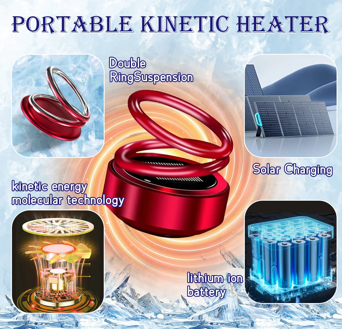 Portable Molecular Kinetic Heater