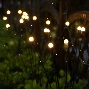 Solar Garden LED Firefly Plug-in Light