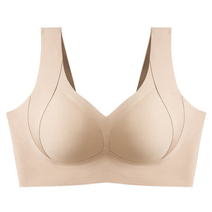 Side Coverage and Anti-Sagging Wire-Free Bra