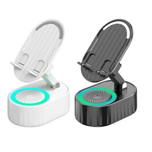 Wireless Induction Audio Bluetooth Speaker 5 in 1 Phone Holder