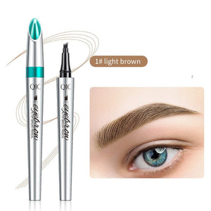 🔥BIG SALE - 50% OFF🔥3D Waterproof Microblading Eyebrow Pen 4 Fork Tip Tattoo Pencil (2 pcs)