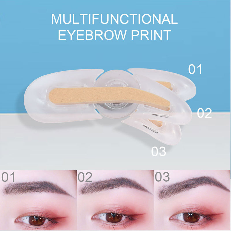 Two-tone Waterproof Eyebrow Stamp Powder