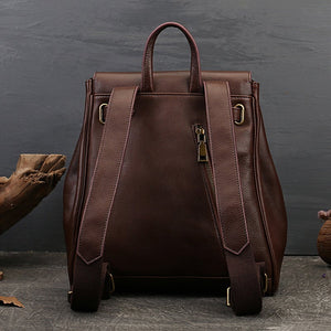 Fashion Leather Travel Backpack