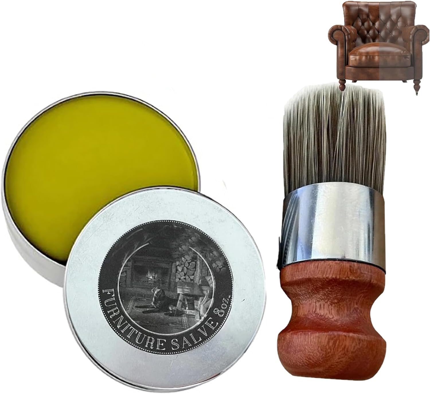 💥70% OFF💥Wise Owl Furniture Salve & Brush