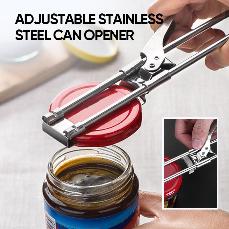 💥Adjustable Jar & Bottle Opener Multifunctional Stainless Steel Can Opener💥