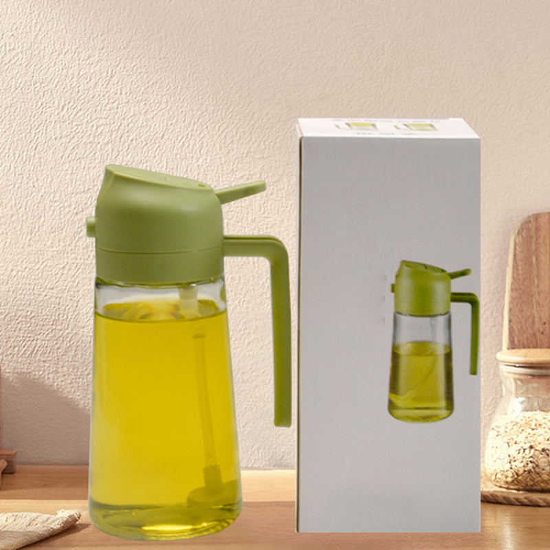 2 in 1 Glass Oil Sprayer & Dispenser