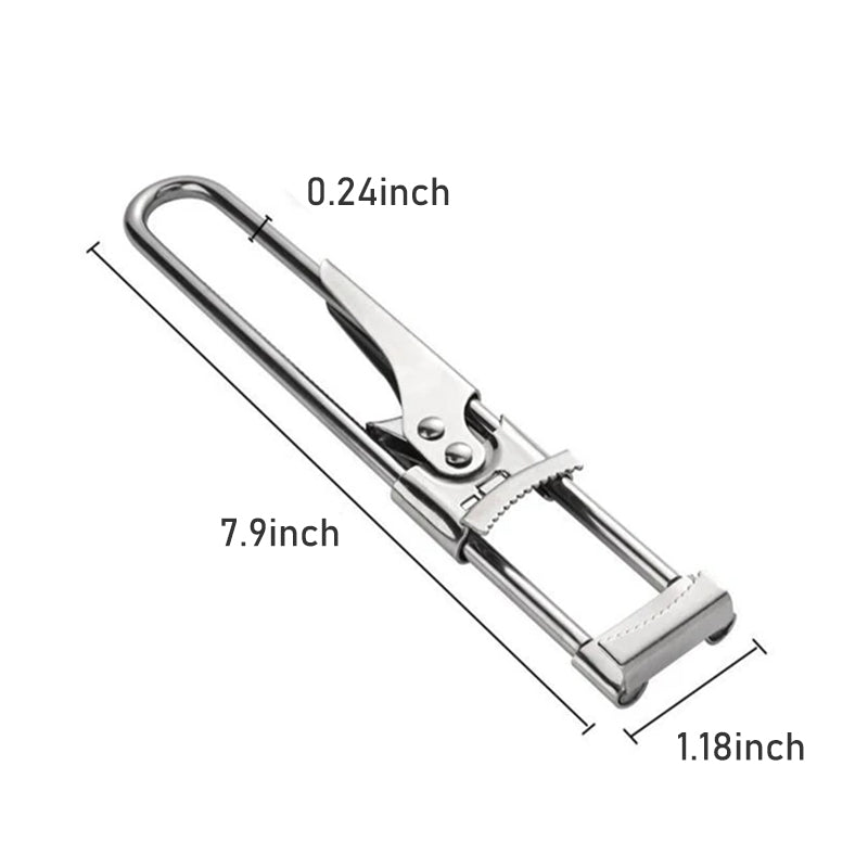 2 PCs Adjustable Stainless Steel Can Openers