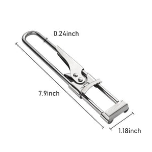 2 PCs Adjustable Stainless Steel Can Openers