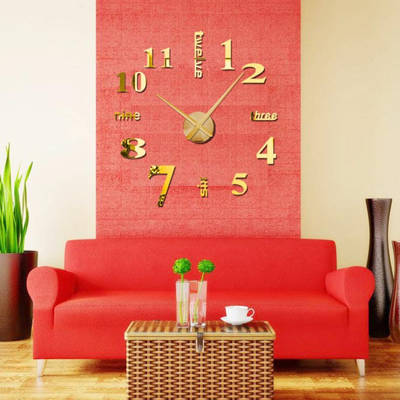 DIY Modern Die-Free Wall Clock