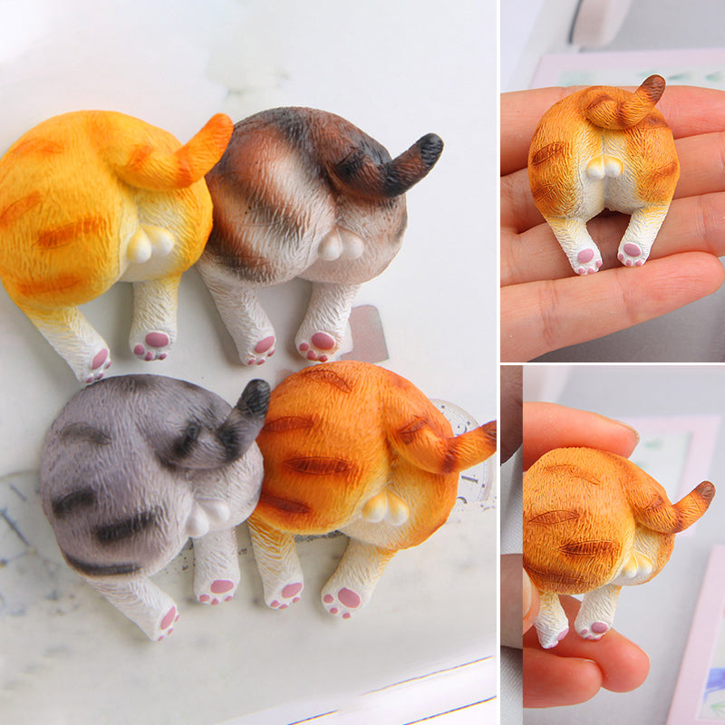 Cute Cat Butt Refrigerator Magnets