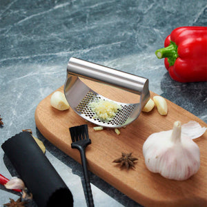 Stainless Steel Garlic Press