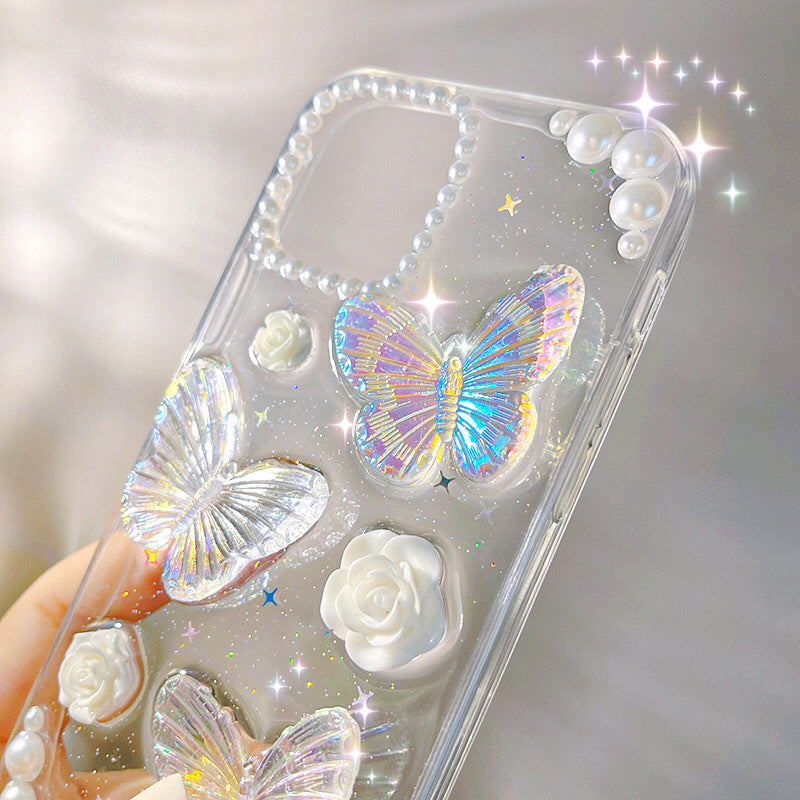 Vintage 3D Butterfly iPhone Case