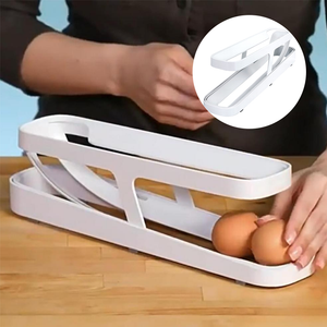 Automatic Scrolling Egg Rack Holder Storage Box