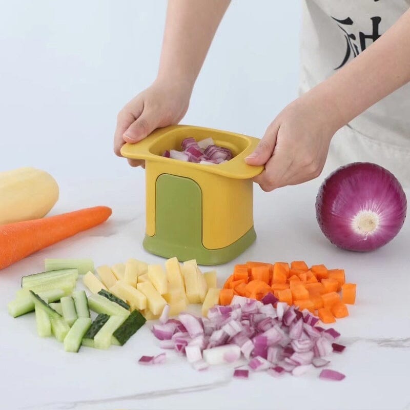 Mini kitchen hand press vegetable cutter💓