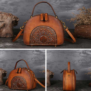 Leather Embossed Vintage Bags