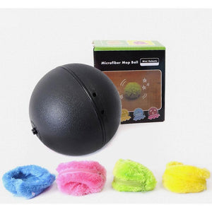 Pet Electric Ball Toy Set with Plush Cover（With a four-color outer sheath）