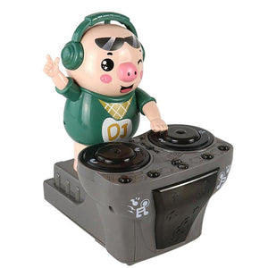 DJ Electric Music Dancing Pig Toy