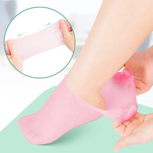 Women Foot Spa Pedicure Silicone Moisturizing Socks for Dry Cracked Feet