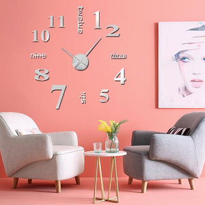 DIY Modern Die-Free Wall Clock