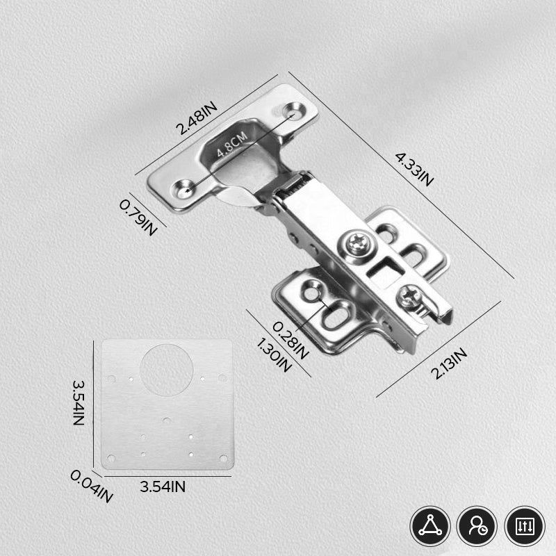 2 In 1 Hinge Side Plate Repair Kit