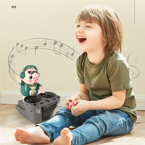 DJ Electric Music Dancing Pig Toy