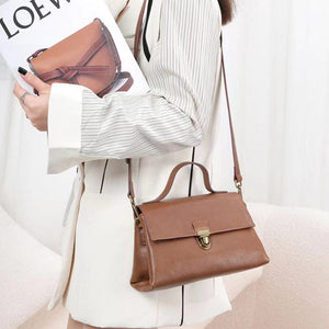 Fashion Solid Color Crossbody Bag