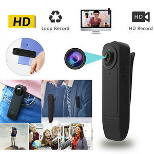 HD 1080P Night Vision Motion Clip Camcorder Wearable Camera