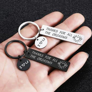 Naughty Keychain/Charm Couple Key Ring