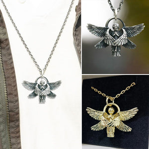 Seraphim Angel Wings Amulet Pendant Necklace