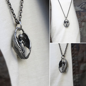 Praying Angel Pendant Necklace