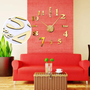 DIY Modern Die-Free Wall Clock