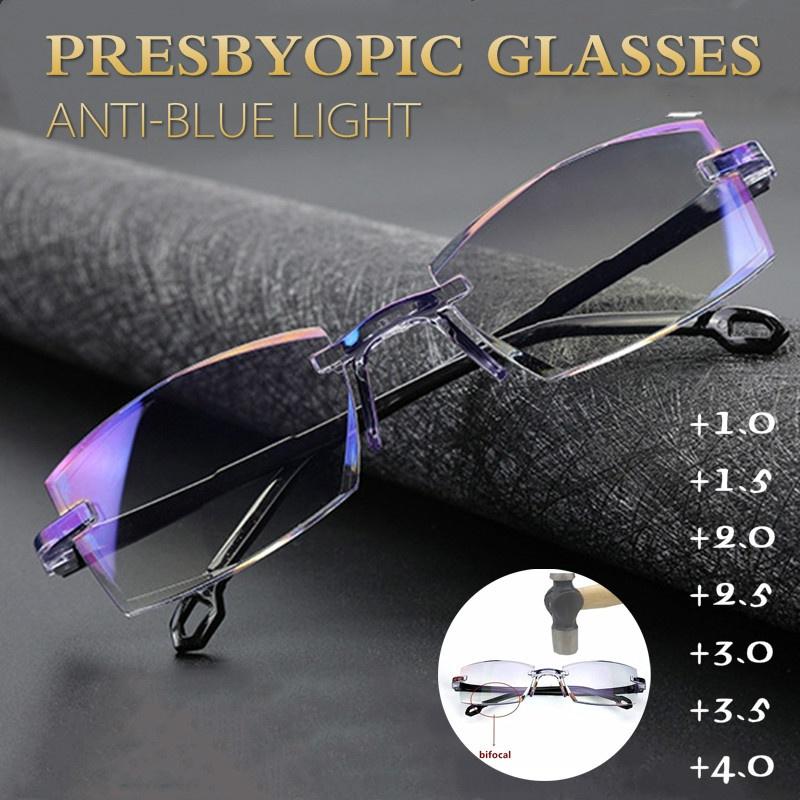 New Bifocal Progressive And Anti-Blue Eyewear Ultralight Reading Glasses