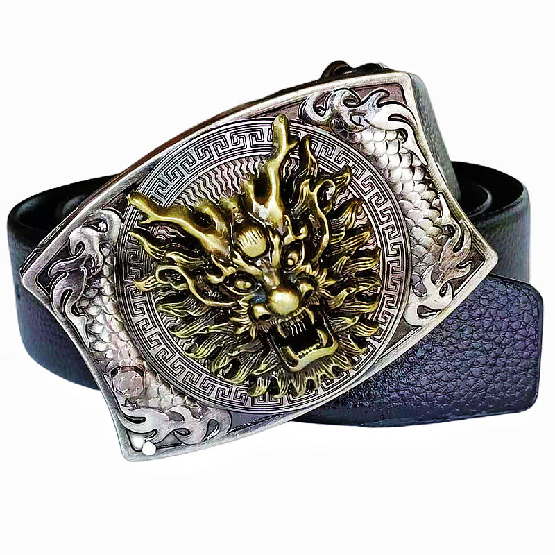 Men's Self Defense Alloy Buckle Belt