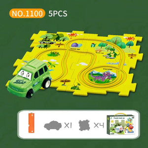 Pre-sale🧩Children's Educational Puzzle Track Car Play Set🧩